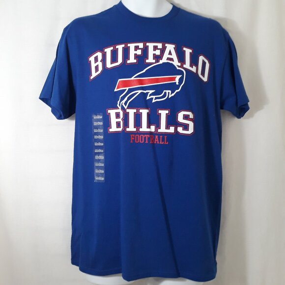 Team Apparel - Buffalo Bills - Short Sleeve Tee - Size Men's Medium - NWOT - Picture 1 of 7